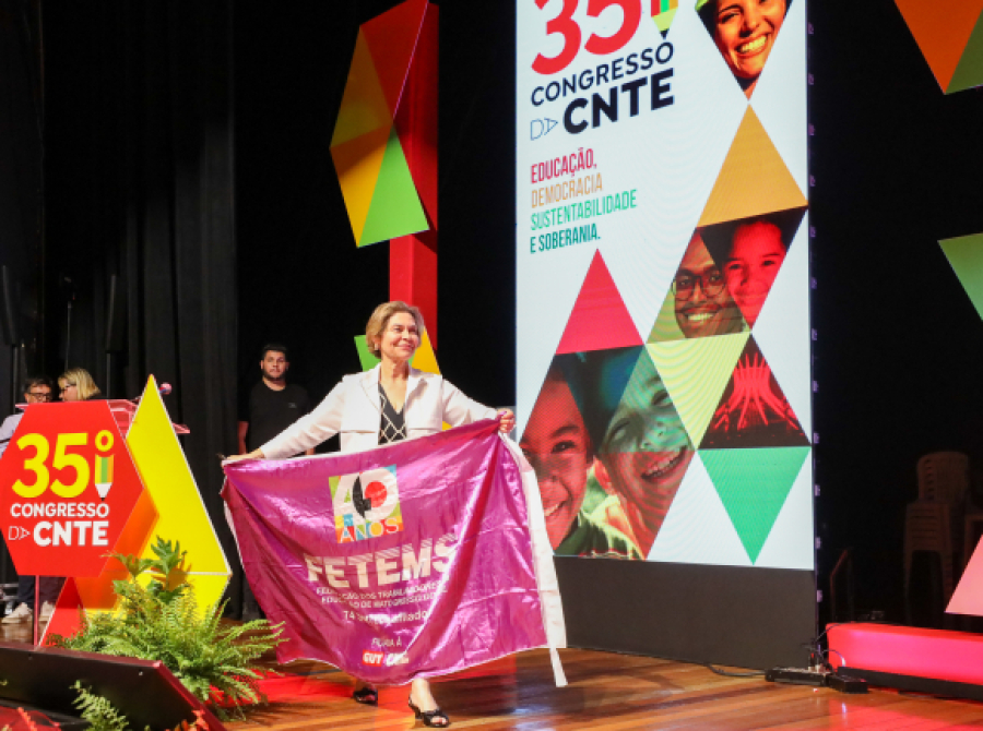 Professora de Coronel Sapucaia vai comandar CNTE e representar 4,5 milhões da educação